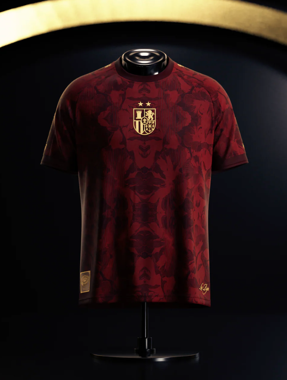 Camiseta Champions 2026 España Burdeo