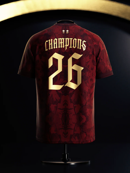 Camiseta Champions 2026 España Burdeo